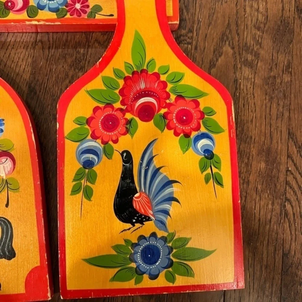 Khokhloma 3 piece cutting‎ board set